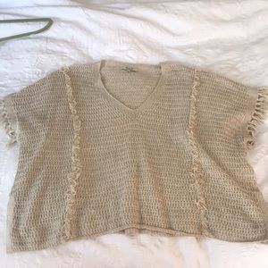 Madewell knit cropped sweater